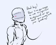 4chan artist:kujalla leash meta nude personification post shitposting // 1234x982 // 237KB