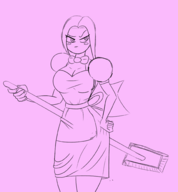 1girl artist:unknown bishi_bashi broom gachami // 1851x2000 // 646KB