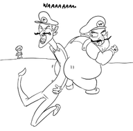 ass super_mario toad waluigi wario wut // 1251x1233 // 290KB