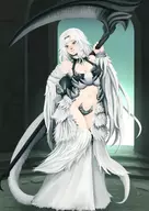 artist:barbariank crossbreed_priscilla dark_souls dragon_girl monster_girl priscilla // 992x1403 // 856KB