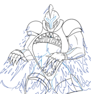 1girl artist:scorndude beach dark_samus metroid metroid_prime solo swimsuit water wet // 3737x3870 // 2.7MB