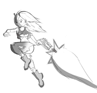 artist:charo battle_damage cave_story curly_brace underboob // 1600x1521 // 406KB