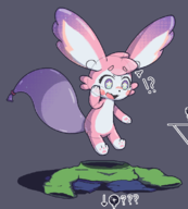 ! 1girl ? artist:oagoner balloon big_ears binary_art clothes colored cute ears floating furry honkai_star_rail implied_transformation living_balloon mem surprised transformation wardrobe_malfunction // 713x793 // 41KB