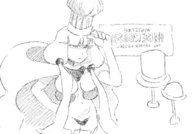 abyssal artist:akunim chef_hat hat kantai_collection northern_water_hime // 1318x923 // 382KB