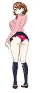 1girl artist:unknown ass panties persona persona_3 upskirt yukari_takeba // 1624x3742 // 508KB