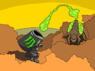 artist:unknown bile_spewer colored helldiver helldivers monster_energy terminid // 1200x900 // 40KB