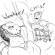 albert_wesker chris_redfield dialogue metal_gear_solid mgs4 parody resident_evil text // 600x600 // 149KB