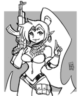 artist:ezzy gun isis jihad mujahideen shantae shantae_(series) wayforward // 1141x1370 // 355KB