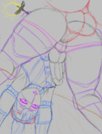 2boys all_fours anal anus artist:shock1ng_blue balls femboy gay handler monster_hunter panties panties_down penis sex sketch trap // 3448x4547 // 8.2MB