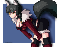 aradia artist:acceptabledumbass huge_breasts kemonomimi night_of_revenge yellow_eyes // 1800x1500 // 863KB