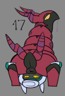 anus artist:17 bug facesitting hand_on_legs kaburion karratarch looking_back pokemon_teraleak scolipede // 980x1458 // 323KB