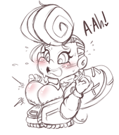 1girl artist:requestfag berecca huge_breasts ninjala // 1500x1700 // 984KB