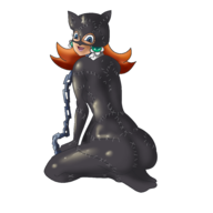 bodysuit collar colored latex princess_daisy super_mario // 3000x3000 // 1.2MB