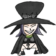 1girl artist:unknown cosplay maya_amano persona persona_2 scathach // 1000x1000 // 877KB