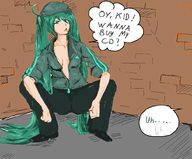 chav colored delinquent hatsune_miku miku squat // 1015x838 // 221KB