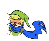 blood colored hyrule_warriors link nose_bleed red scarf // 1150x959 // 186KB