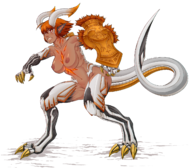 artist:vatmang breasts colored dragon_girl god_eater gods_eater_burst hannibal huge_breasts monster_girl nude personification // 1368x1200 // 1.1MB