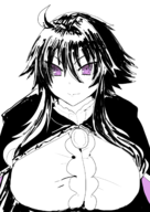 1girl artist:dweller1215 dronya huge_breasts labyrinth_of_refrain purple_eyes // 1166x1651 // 956KB