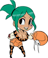 artist:teevo cerebella cleavage dark_skin skullgirls vice-versa // 784x953 // 213KB