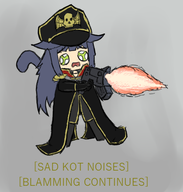 1girl arknights artist:unknown gun jessica sad text // 470x493 // 128KB