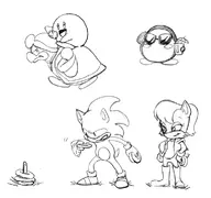 king_dedede kirby kirby_(series) parody sally_acorn sonic_(series) sonic_the_hedgehog sunglasses waddle_dee // 770x721 // 163KB