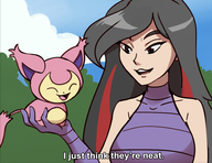1girl artist:duarte_nsfw lucy parody pokemon pokemon_rse skitty text the_simpsons // 958x737 // 747KB