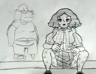 1boy 1girl artist:billyfutureboy better_call_saul haru_okumura janny persona persona_5 smoking traditional_medium // 2871x2206 // 3.4MB