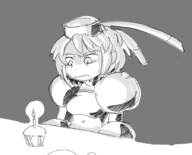 artist:akunim birthday cupcake marina_liteyears mischief_makers sad // 899x725 // 176KB