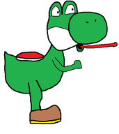 colored mspaint super_mario super_mario_world tongue_out yoshi // 448x504 // 11KB