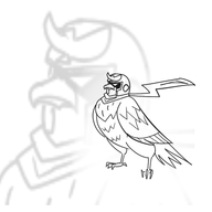 bird captain_falcon depersonification f-zero falcon nintendo // 500x500 // 72KB