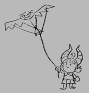 1girl artist:zootworks_ok dota_2 genderbend horns kite loli loli_pugna pugna viper // 661x690 // 109KB