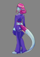 artist:john_doe colored duna fossil_fighters looking_back // 1240x1754 // 554KB