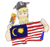 artist:borvar beard candy drawfag flag helmet malaysian_flag self_portrait swedish_flag // 766x718 // 335KB