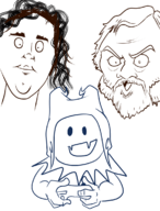 3boys artist:unknown jack_black jack_frost jack_white shin_megami_tensei // 890x1173 // 272KB