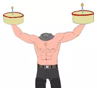 birthday cake colored happy_birthday kamikaze serious_sam // 1200x1100 // 153KB
