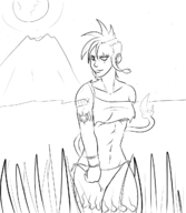 ffvii final_fantasy final_fantasy_vii personification red_xiii rule_63 // 1100x1265 // 118KB