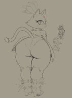 1girl artist:unknown ass ass_focus blaze_the_cat eyelashes heels high_heels huge_ass looking_at_viewer looking_back monochrome multiple_poses panties sketch tail thick_thighs upskirt // 1141x1548 // 345KB