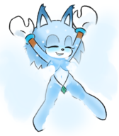 1girl anthro artist:2x bikini breasts colored eyelashes nude oc ring smile sonic_(series) // 945x1080 // 541KB