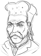 bread joke metal_gear_solid monochrome revolver_ocelot // 600x811 // 216KB