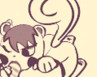 1boy all_fours animal_crossing artist:strugglingquota ass blowjob fellatio gay hand_on_penis marshal oral penis pixel_art wink yaoi // 2500x2000 // 5.4MB