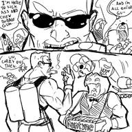 assault_captain bubble_gum cigar comic duke_nukem octabrain pig_cop scared smoking // 700x700 // 346KB