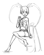 ar_tonelico ar_tonelico_iii ar_tonelico_qoga_knell_of_ar_ciel blush finnel sitting toilet // 578x726 // 154KB