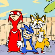 3boys artist:therealsnails ed_edd_n_eddy knuckles_the_echidna miles_tails_prower parody sonic_(series) sonic_the_hedgehog // 1500x1500 // 360KB