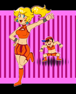 colored cosplay earthbound mother_(series) ness peach super_mario super_smash_bros zero_suit // 988x1218 // 328KB