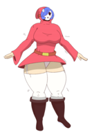artist:jacinth colored shy_gal super_mario super_mario_bros. thick_thighs wide_hips // 1394x1974 // 541KB