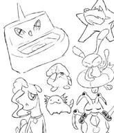 artist:unknown pokemon pokemon_teraleak rotom sketch tagme warabbit // 1050x1225 // 368KB