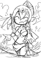 1girl artist:setz bikini eyes_closed fire_emblem fire_emblem_awakening pointy_ears ponytail sketch tiki // 724x1023 // 417KB