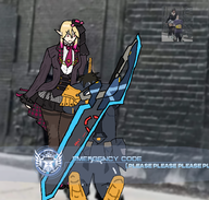 1boy 1girl artist:unknown euclyta phantasy_star // 923x880 // 519KB