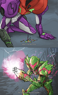 artist:desadaptado colored dark_souls gael metroid metroid_dread parody samus_aran // 1192x1944 // 1.2MB