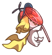 artist:unknown candy flying food hat holding holding_object jirachi lollipop pokemon propeller_cap small // 1005x1055 // 277KB